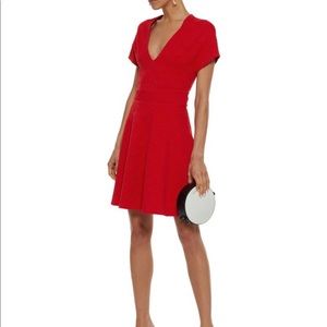 Opening ceremony Fluted matelassé mini dress med